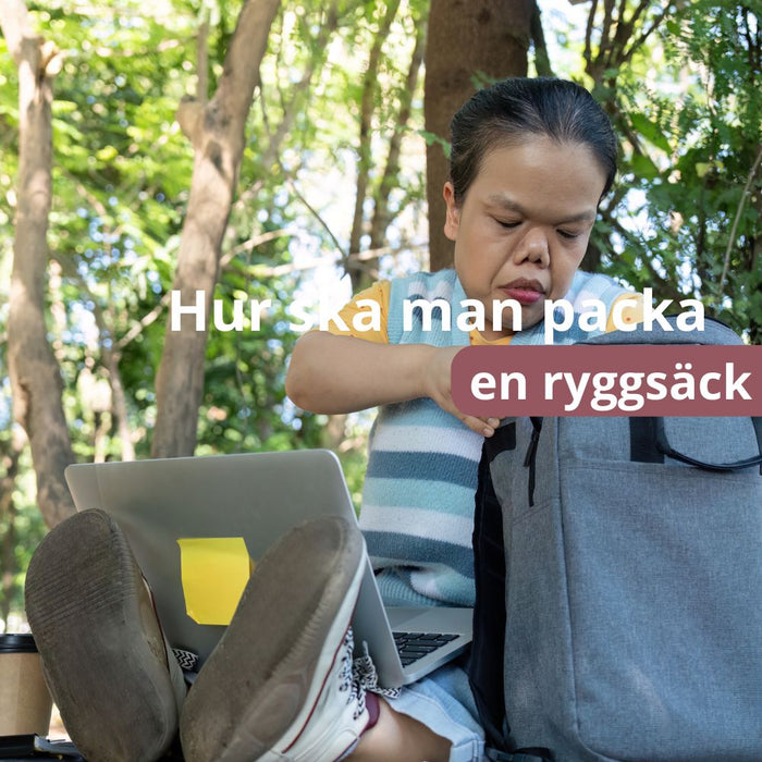 Hur ska man packa en ryggsäck