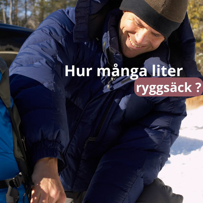 Hur många liter ryggsäck