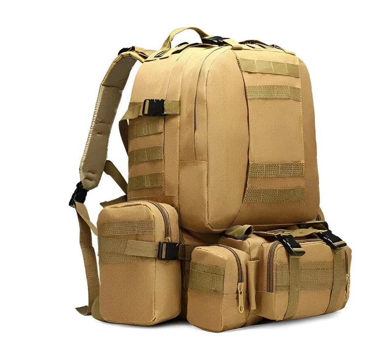 Militär ryggsäck 50 liter Khaki Ryggsacken