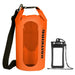 Vattentät ryggsäck simning Orange / 10L Ryggsacken